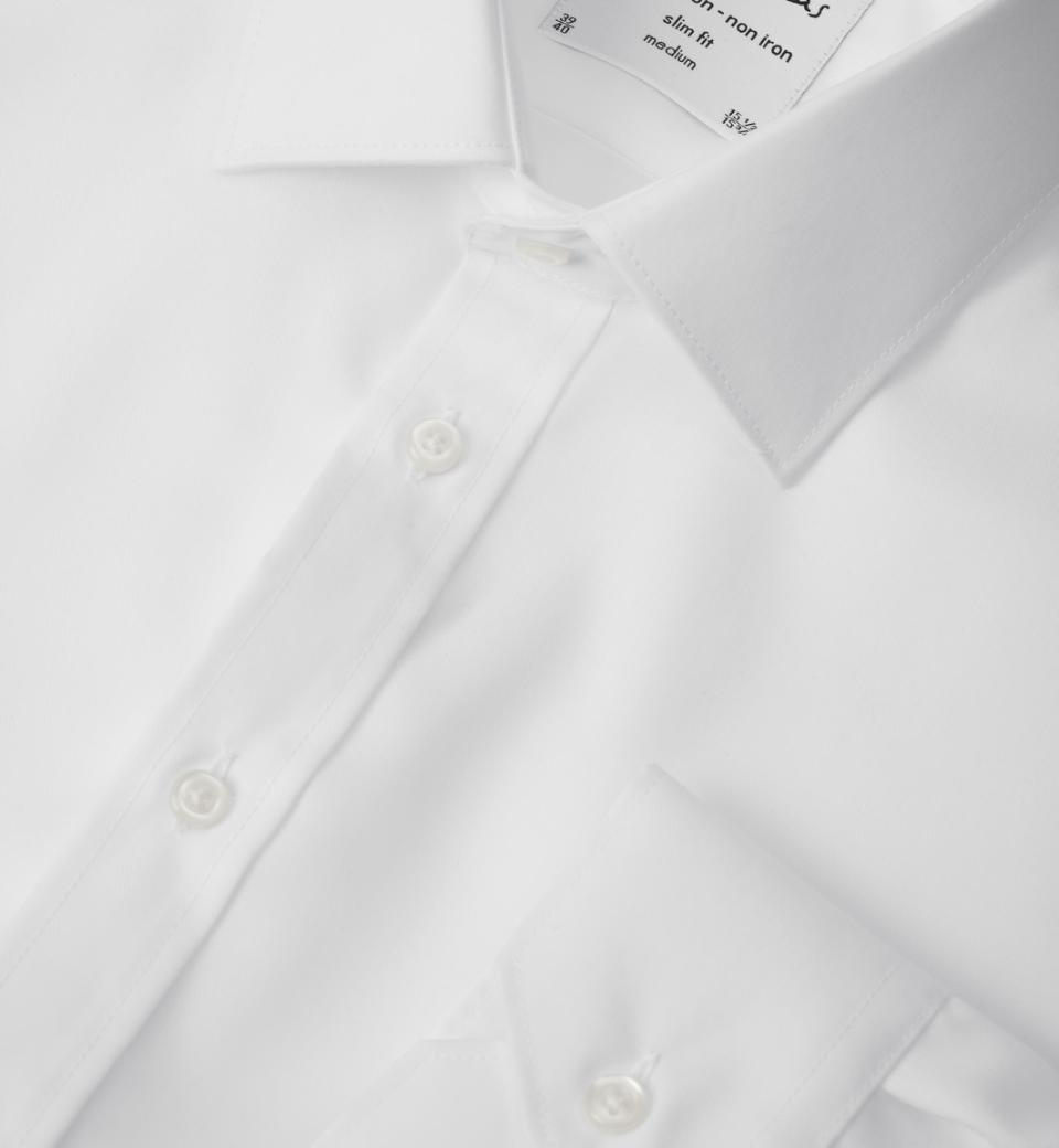 Seven Seas Skjorter ss30-hvid_S - Bygholm Menswear